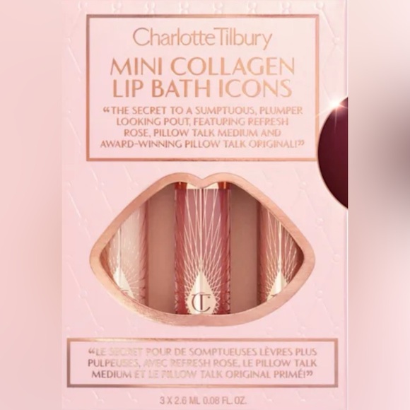 Charlotte Tilbury MINI COLLAGEN LIP BATH ICONS LIMITED EDITION LIP KIT
